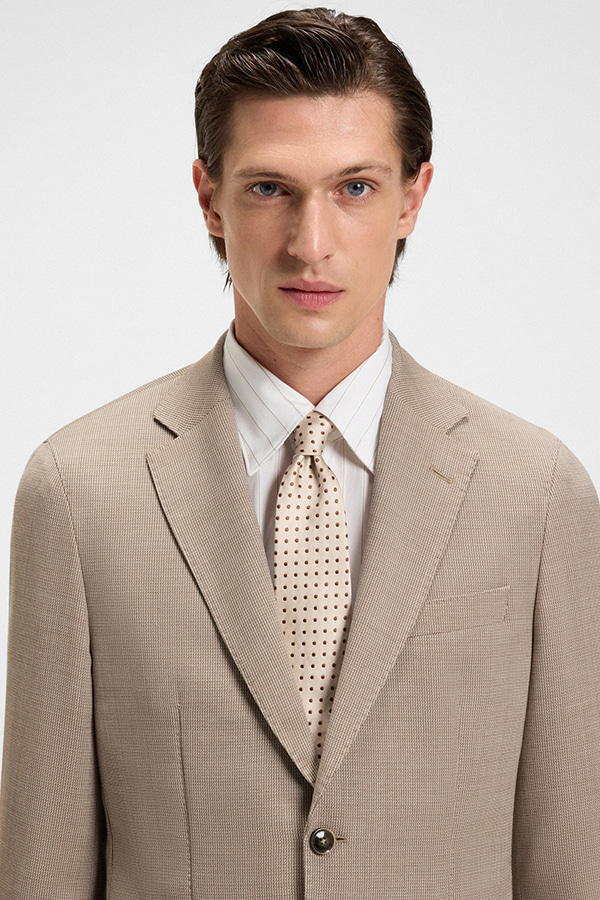 ΓΡΑΒΑΤΑ BOSS CAMEL - 118 ΕΚΡΟΥ